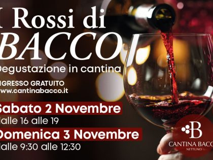 I Rossi di Bacco: cantina aperta nel weekend per una degustazione speciale